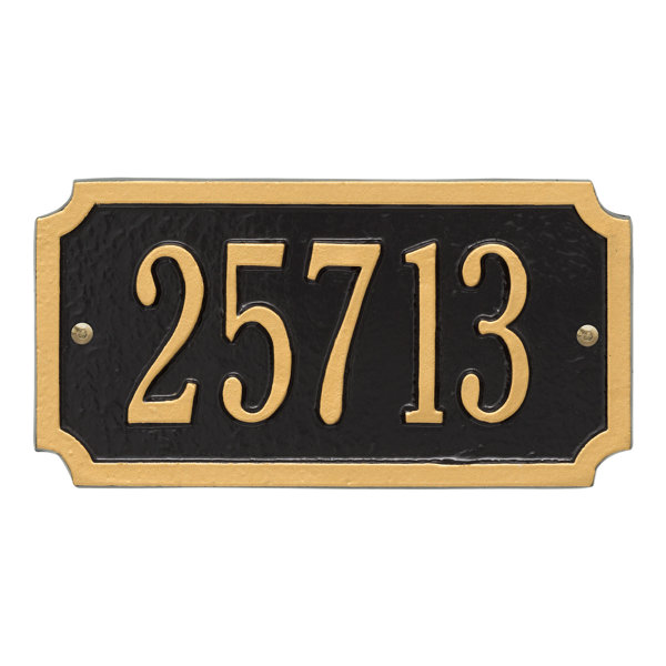Whitehall Products Personalized House Number Plaque Wayfair